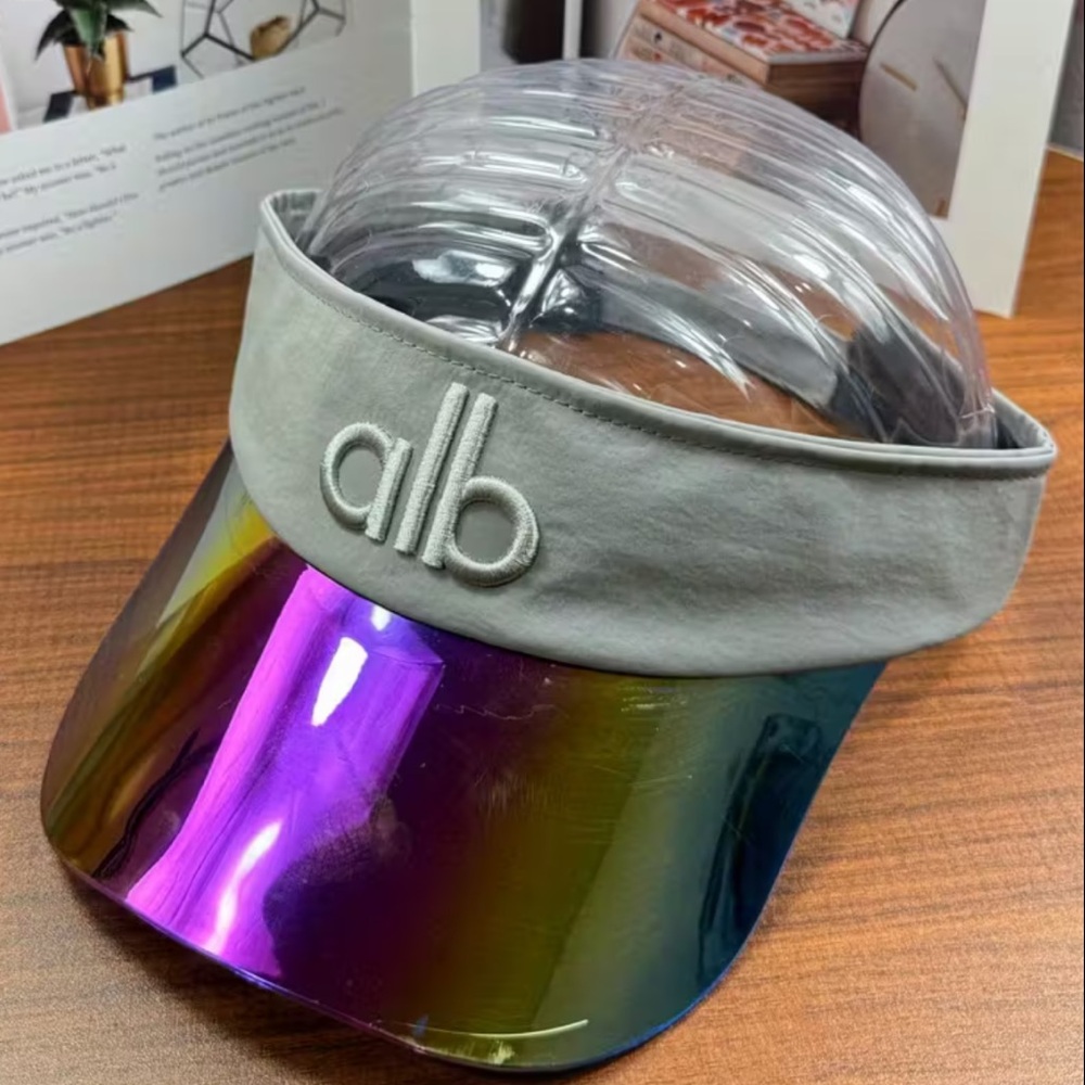 Kids Rainbow Visor Cap